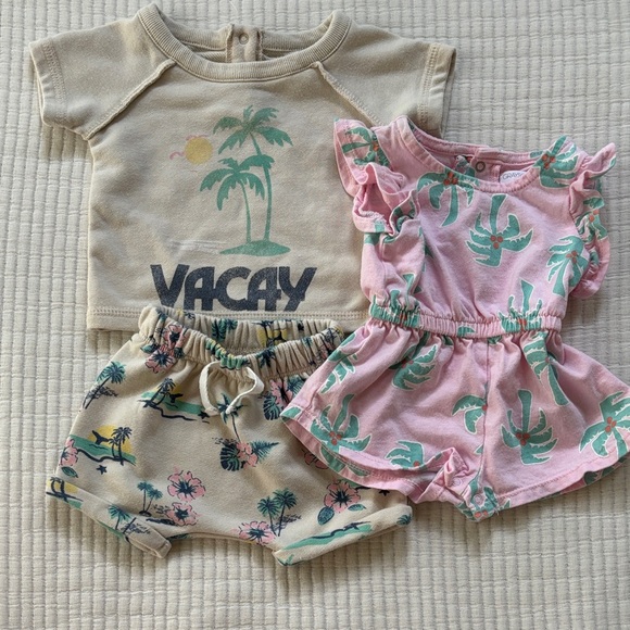 Grayson Mini Other - Grayson Mini Tropical Matching Set